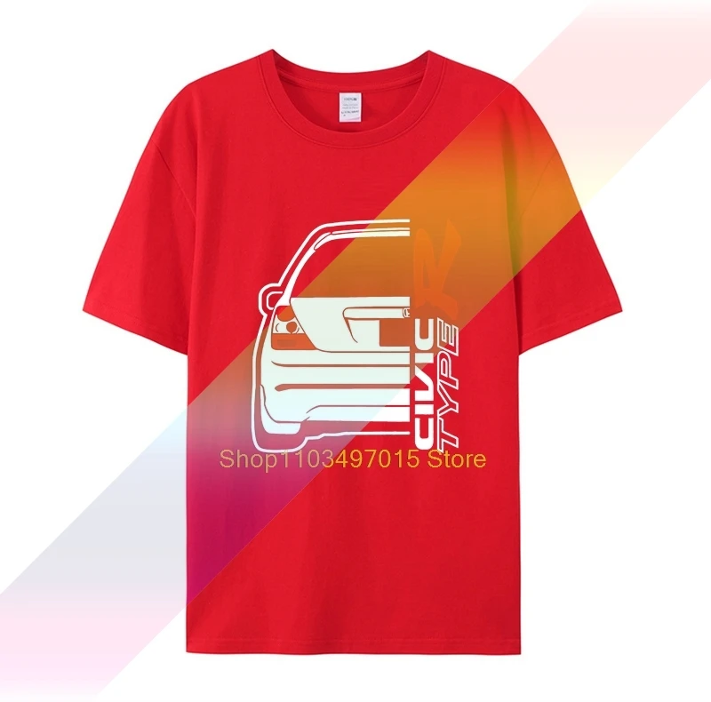 Classic Civic Ep3 Type R T-Shirt 2020 Newest Summer Men\'s Short Sleeve Popular Tees Shirt Tops Unisex