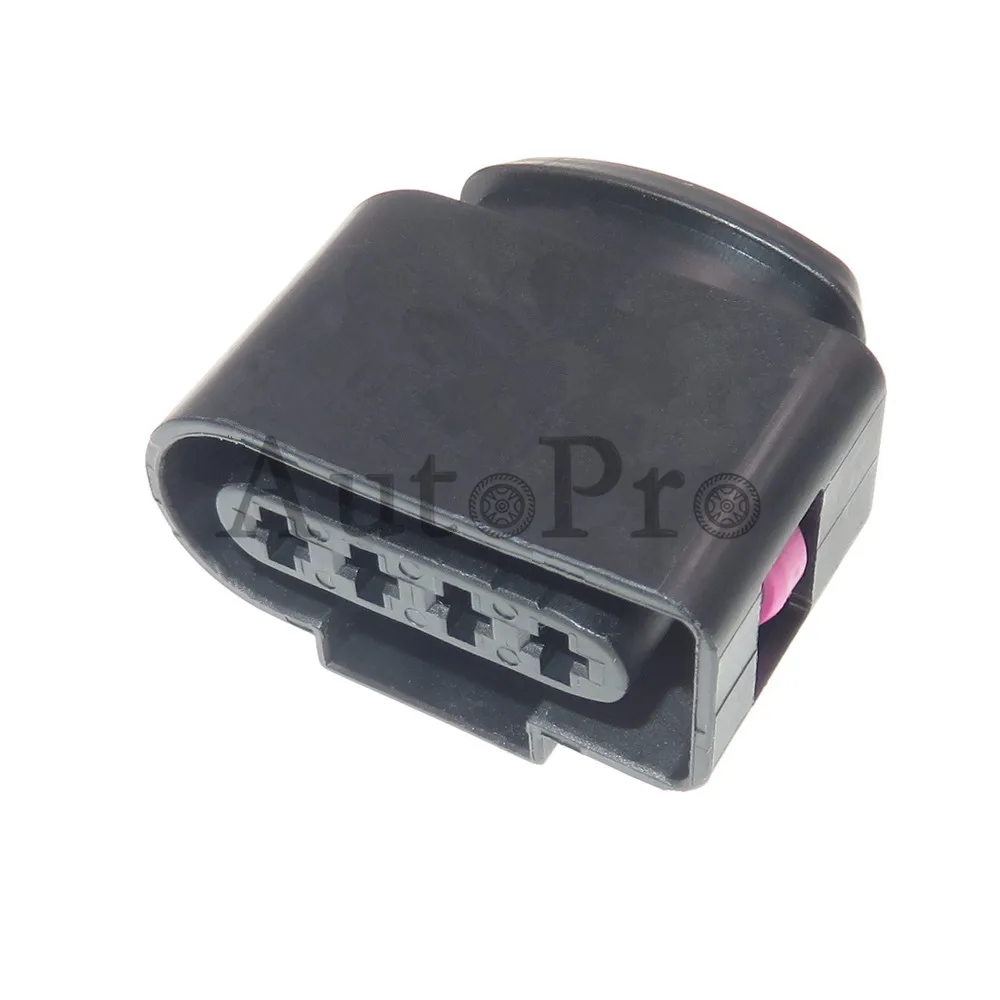 1 Set 4 Hole 4B0973724 4B0 973 724 Auto Waterproof Plug AC Assembly Ignition Coil Cable Harness Socket With Pins For VW - view 2