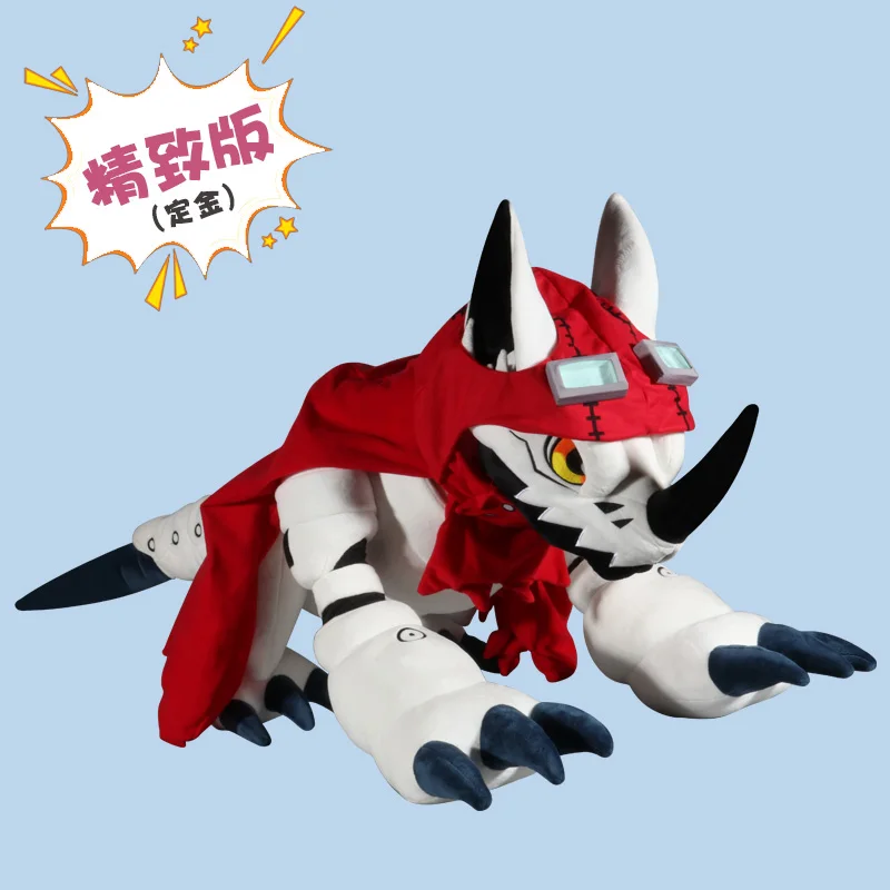 60 سنتيمتر Digimon Hackmon مخصص الحياة حجم أفخم وسادة للجسم رائعة محشوة دمية أنيمي الطرفية لينة تحصيل لعبة هدية #4