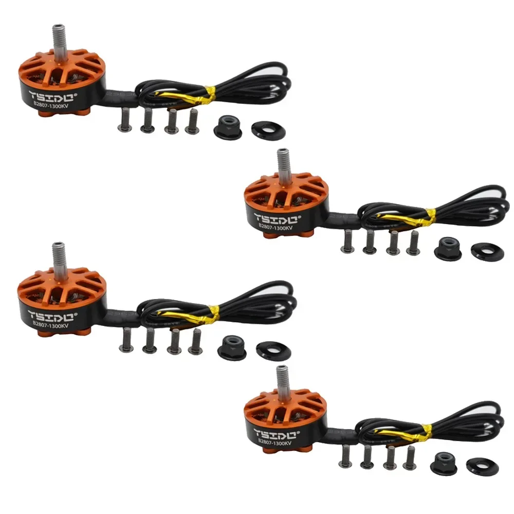 

4PCS YSIDO RC Drone B2807 1300KV Upgraded Brushless Motor for Mark4 7inch Frame RC Airplane Drone Multicopter Spare DIY Parts