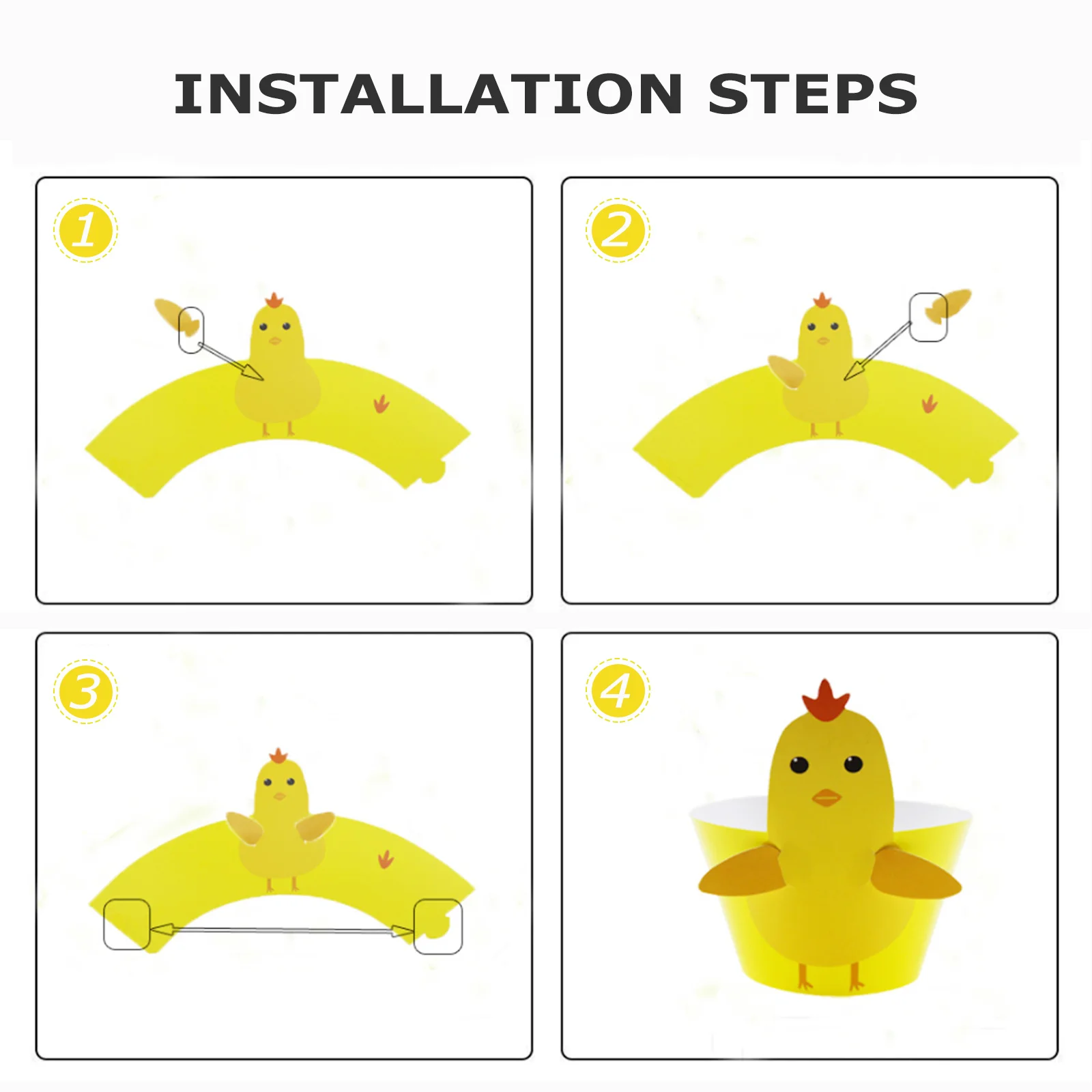 24Pcs Cake Wrapper … - image