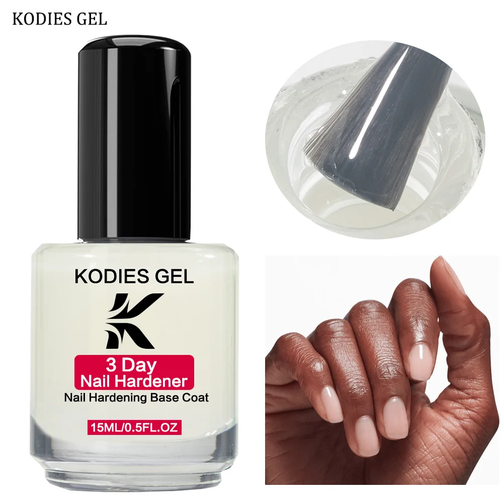 كوديس جل 3 يوم مسمار تصلب قاعدة معطف سريع الجفاف 15 مللي بروتين الكيراتين علاج نمو الأظافر لا خبز ورنيش الحل الورنيش #1