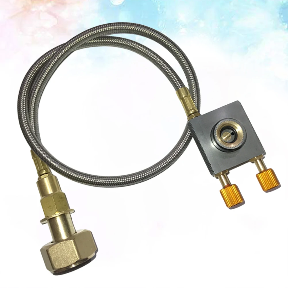 

Gas Camping Stove Portable Canisters Inflation Valve Tool Adapter Refill Stoves