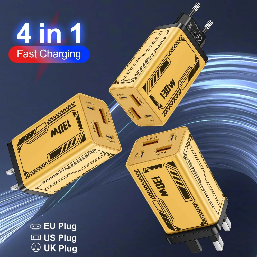 4Ports 2USB+2PD Cha…