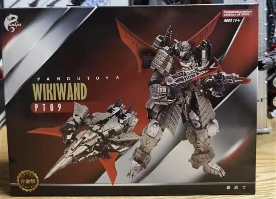 Transformatie PANGU Speelgoed PT-09 PT09 Wikiwand Metalen actiefiguren Vervorming Modelcollectie Cadeau met doos