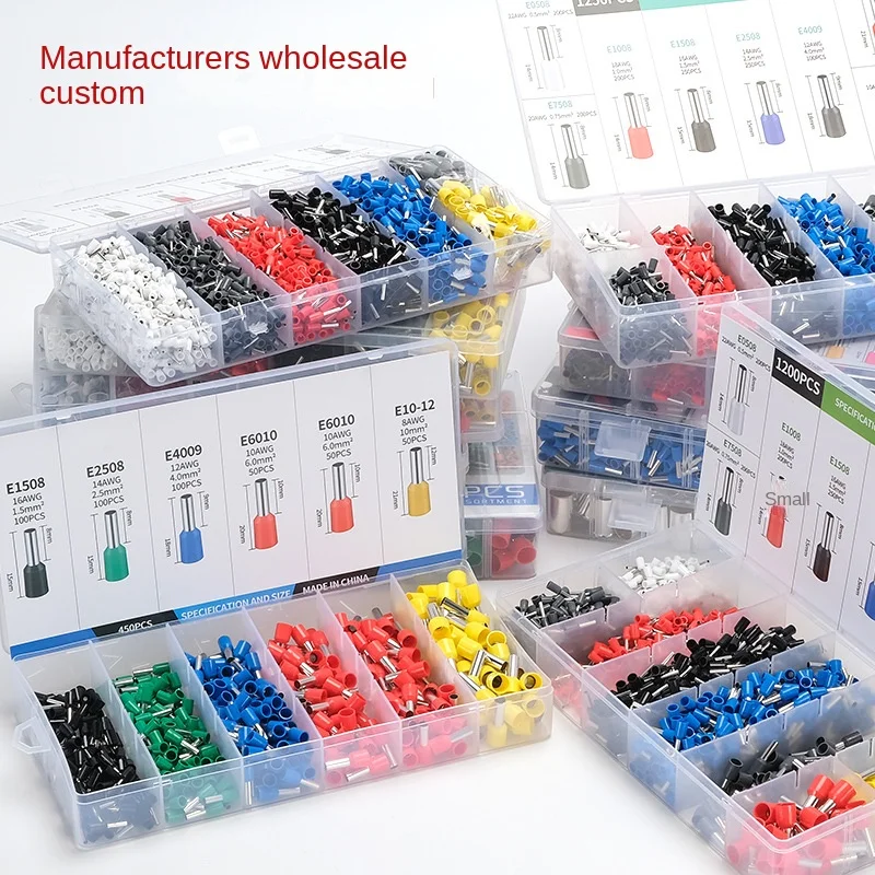 

Cross-Border VE Tube-Type Cold Pressure European Wiring Terminal Group Box Set 200/300/450/700/1200/1800