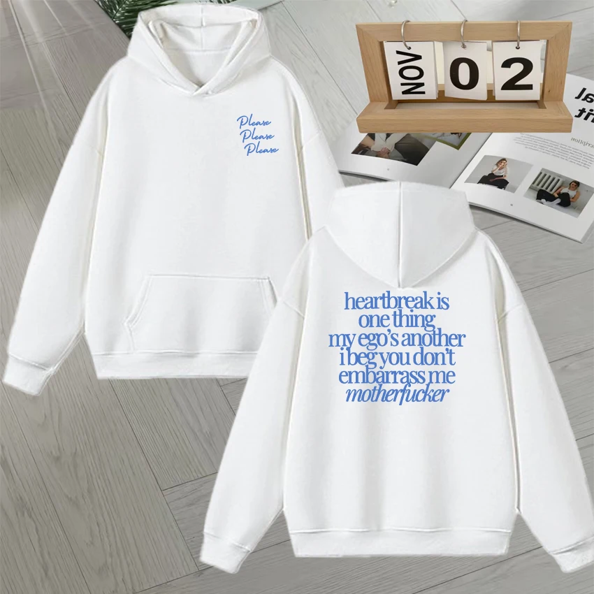 Por favor, por favor, sabrina moda outono inverno moletom roupas esportivas das mulheres dos homens com capuz manga longa casual velo solto unisex