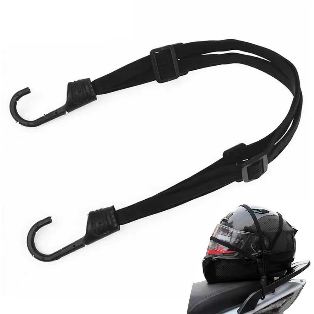 

Motorcycle Helmet Rope Moto Helmet Net Luggage Strap Fixed Universal 60cm High-Strength Bands Retractable Elastic Buckle Rope