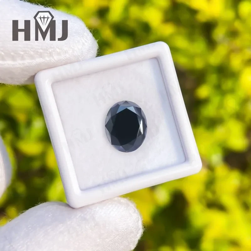Moissanit Lose Steine Ovaler Schliff D-Farbe/Schwarz/Aqua-Blau/Champagner/Grün/Leuchtendes Blau mit Zertifikat Perlen Anhänger Großhandel – Detail 16