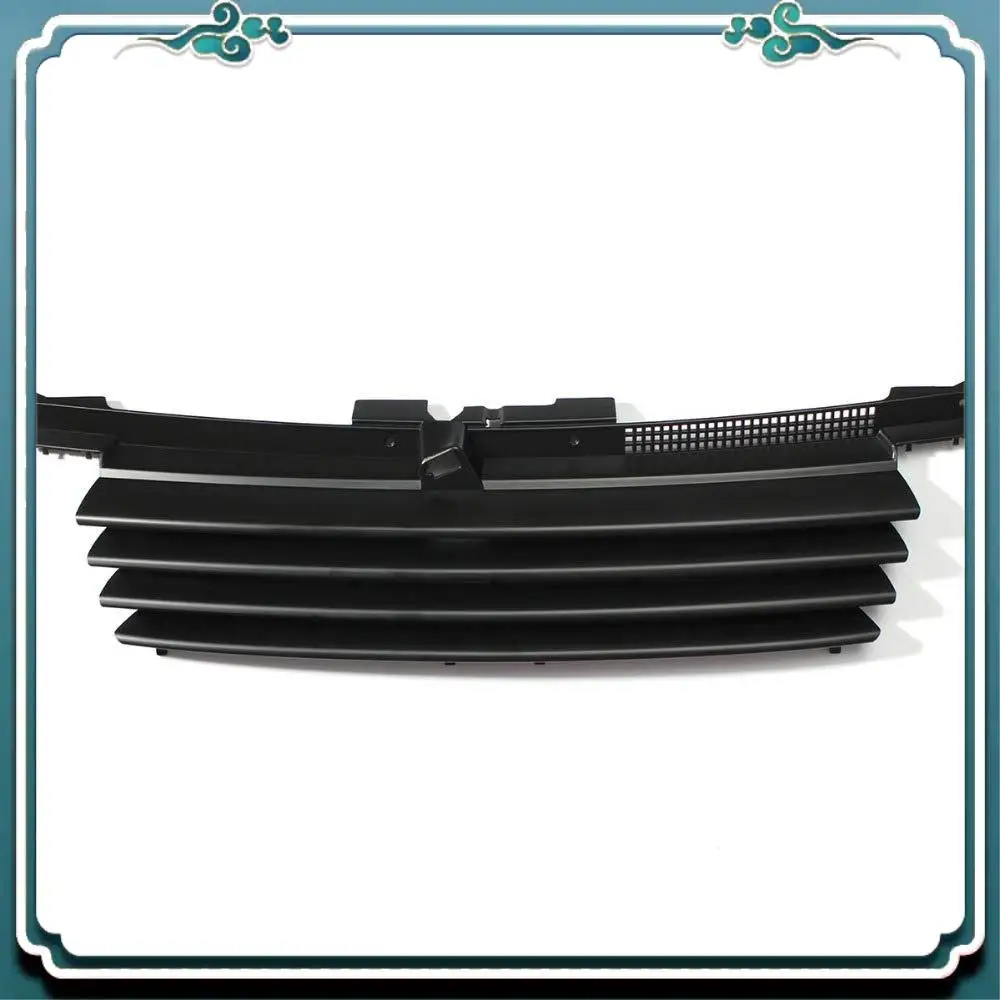 

ABTU-Black Car Grill - Matte Black Car Front Hood Grille For VW/Jetta/Bora MK4 1999-2004 1J5853655C