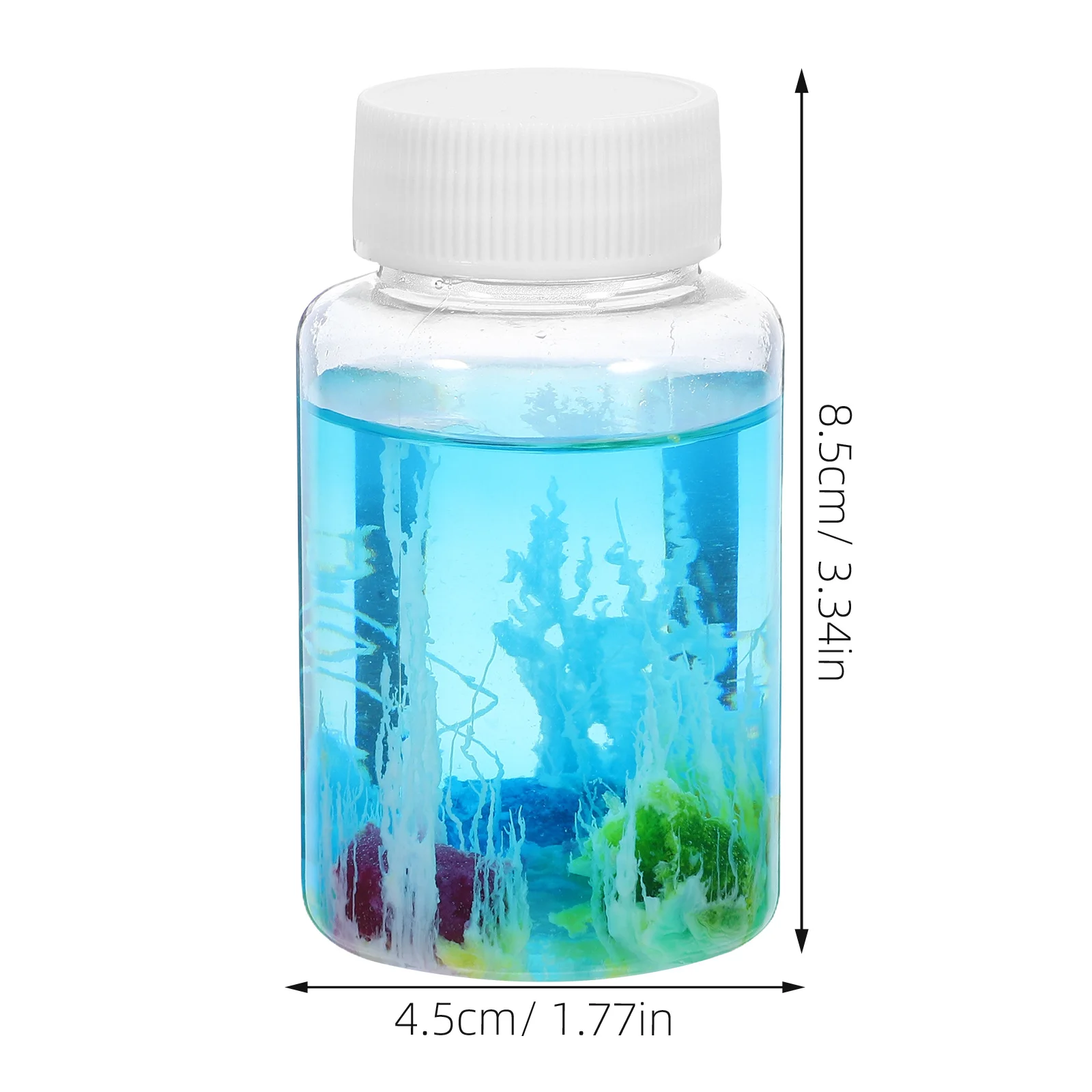 4 conjuntos de cristal crescente haste ciência kit crianças jardim água conjunto experimento educacional pedras coloridas aprendizagem diy