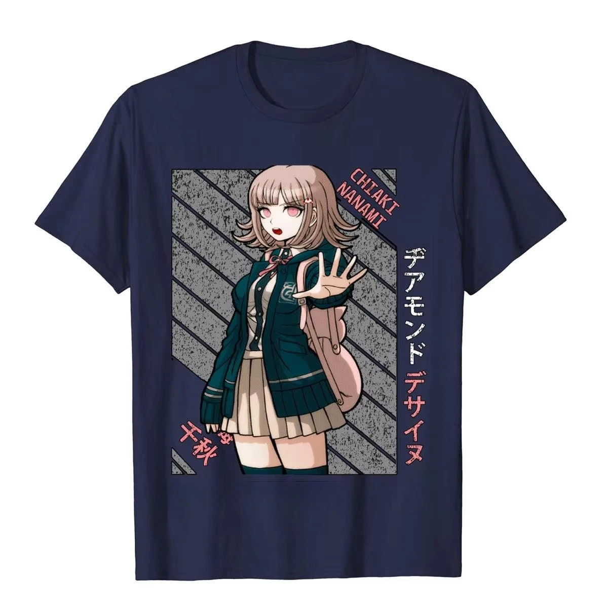Super Danganronpa Chiaki Nanami T Shirt Men Women Cotton Graphic Printed Gamer Girl Anime Tee 2026 Retro Summer Casual Hot Sale