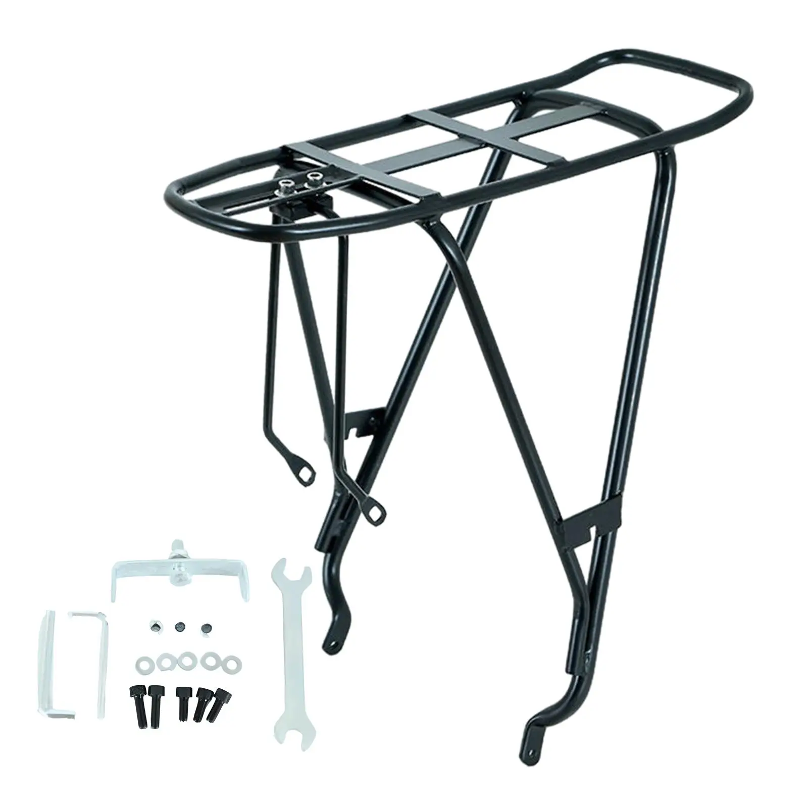 Bike Cargo Rack Luggage Carrier Rack Rear Bicycle Rack Pannier Rack for Mountain Road Bike Folding Bike Outdoor Food Delivery