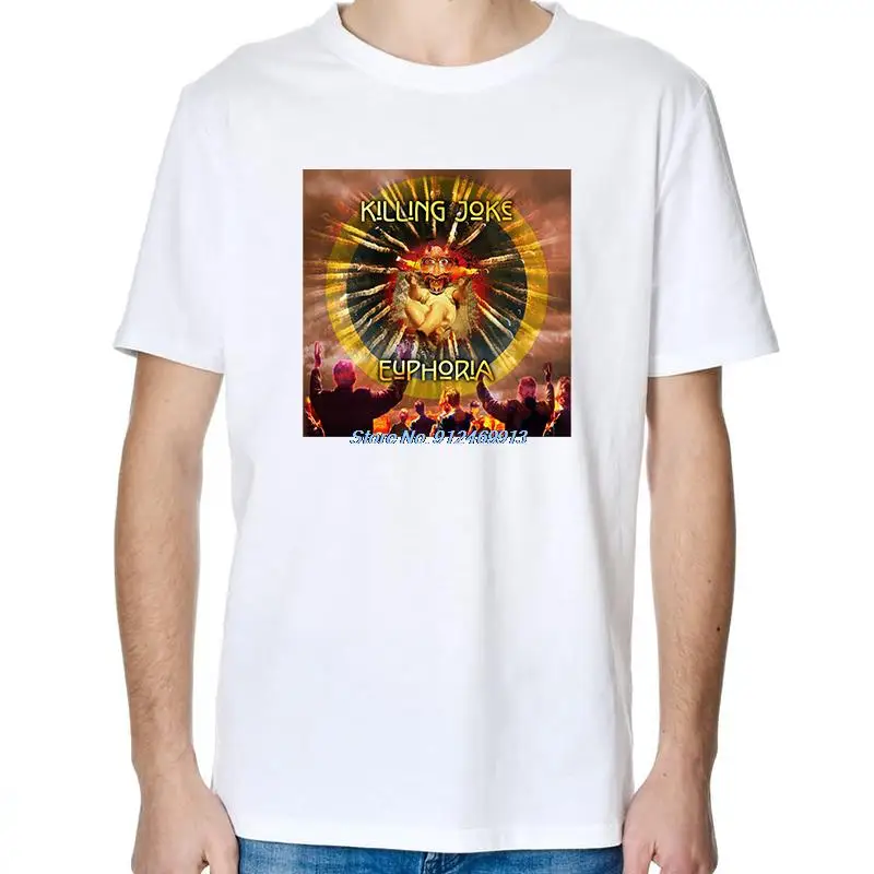 Killing Joke British Rock Band Men's Graphic T-Shirt Short Sleeve Cotton Tee Summer High Quality Print Top