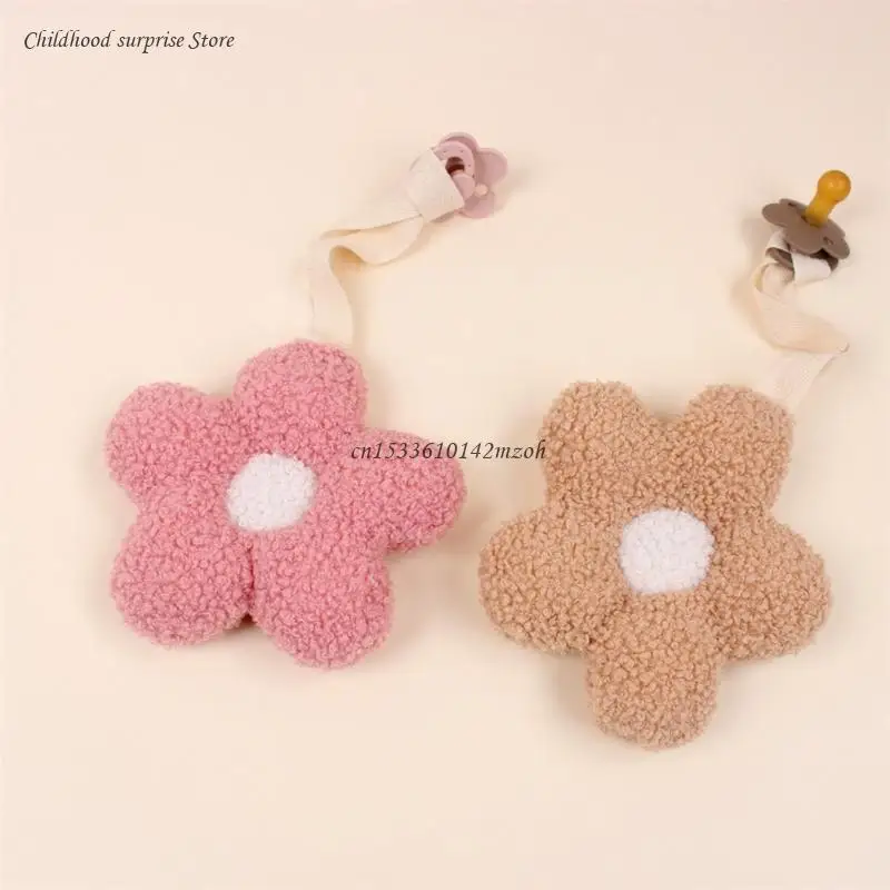 Portable & Detachable Pacifier Pendant Flower Baby Comfort Newborn Toy Easy Cleans for Calming Your Baby Dropship