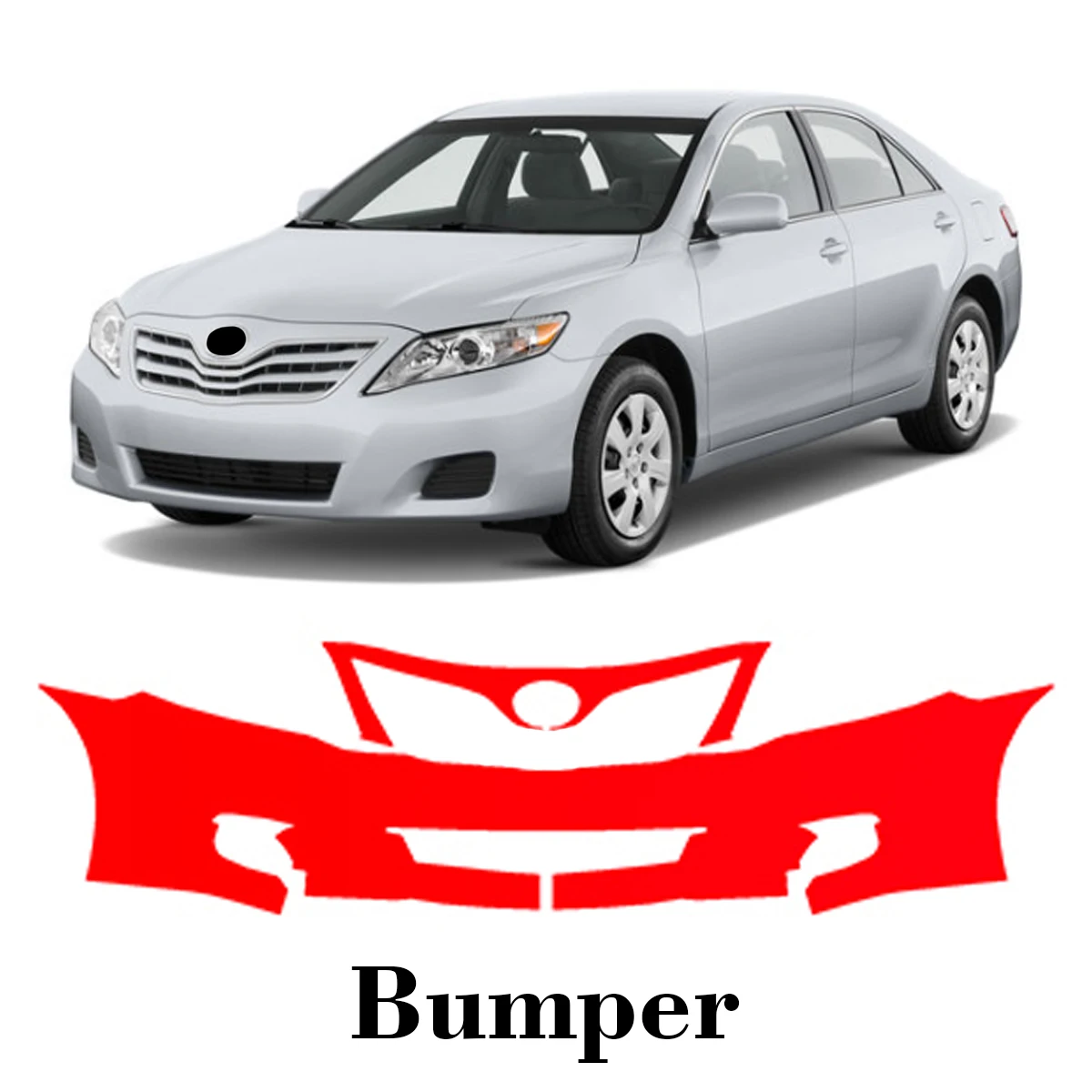 

Car Precut Paint Protection Film Front Bumper Anti-scratch Exterior TPU PPF For Toyota Camry 2010-2011