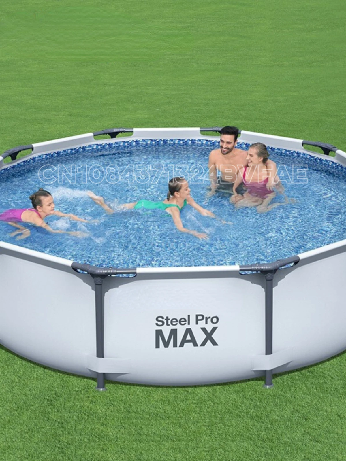 Circular adult bracket water pool, outdoor large children's bracket water pool, fish pond, family swimming pool