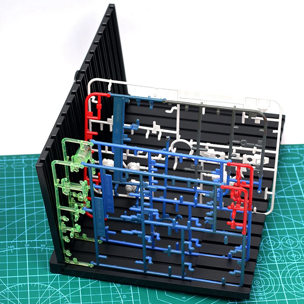 

Полки для моделей, полки, держатели для запчастей Gunpla, сборка для аэробака, пластиковая стойка-органайзер для хобби, запчасти для изготовления моделей