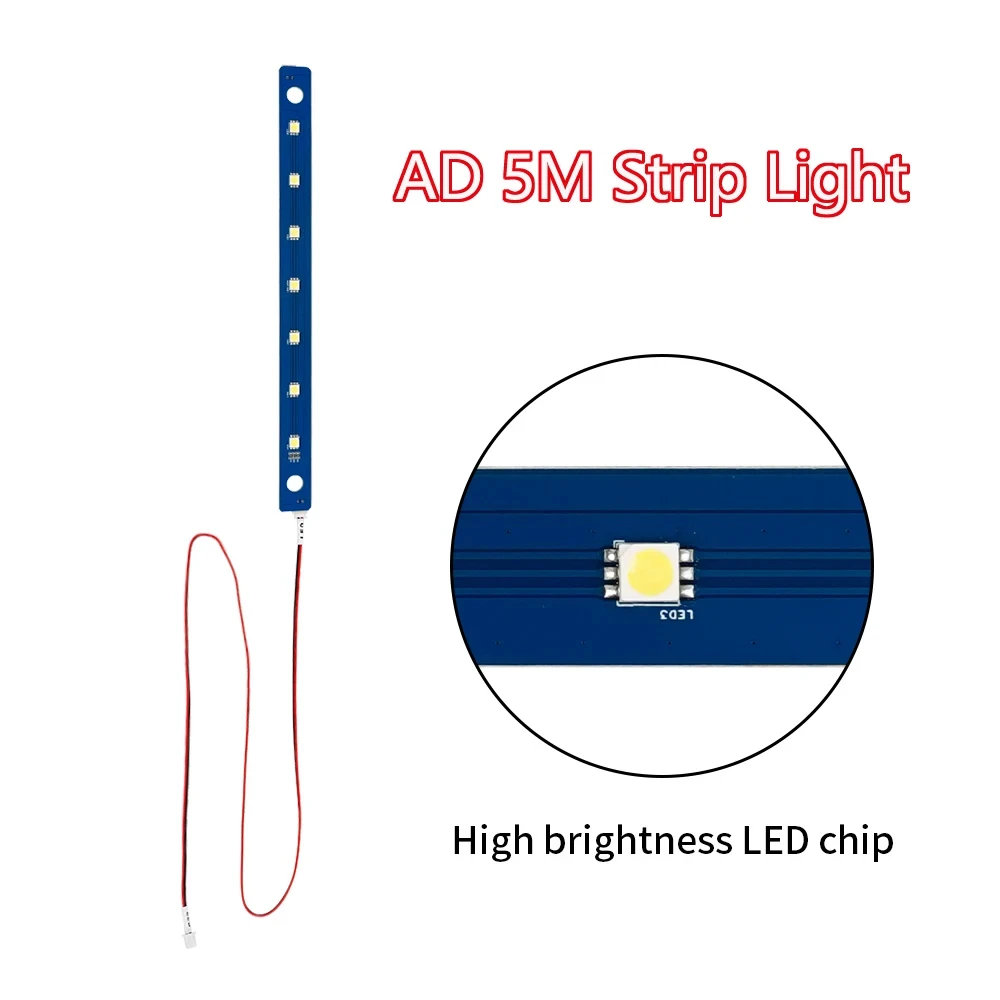 

For FLASHFORGE Adventurer 5M AD5M Light Strip Super bright Led 24V Light Bar for AD5M 5MPRO 3D Printers