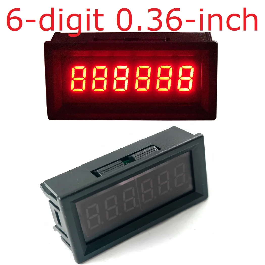 DC 5-28V RS485 Modbus RTU 0.36 0.56 inch 4-6 Bit Arabic Numerals English Characters Display Module Digital Tube LED Board