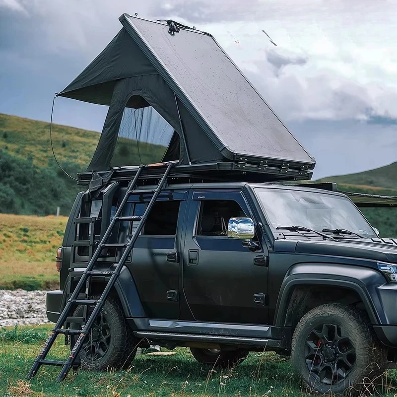 Roof Top Tent Hard Shell 2 Person - 強くおすすめする2人用防水4WD車用キャンプ用大型室内空間付きアルミ製ハードシェルルーフトップテント