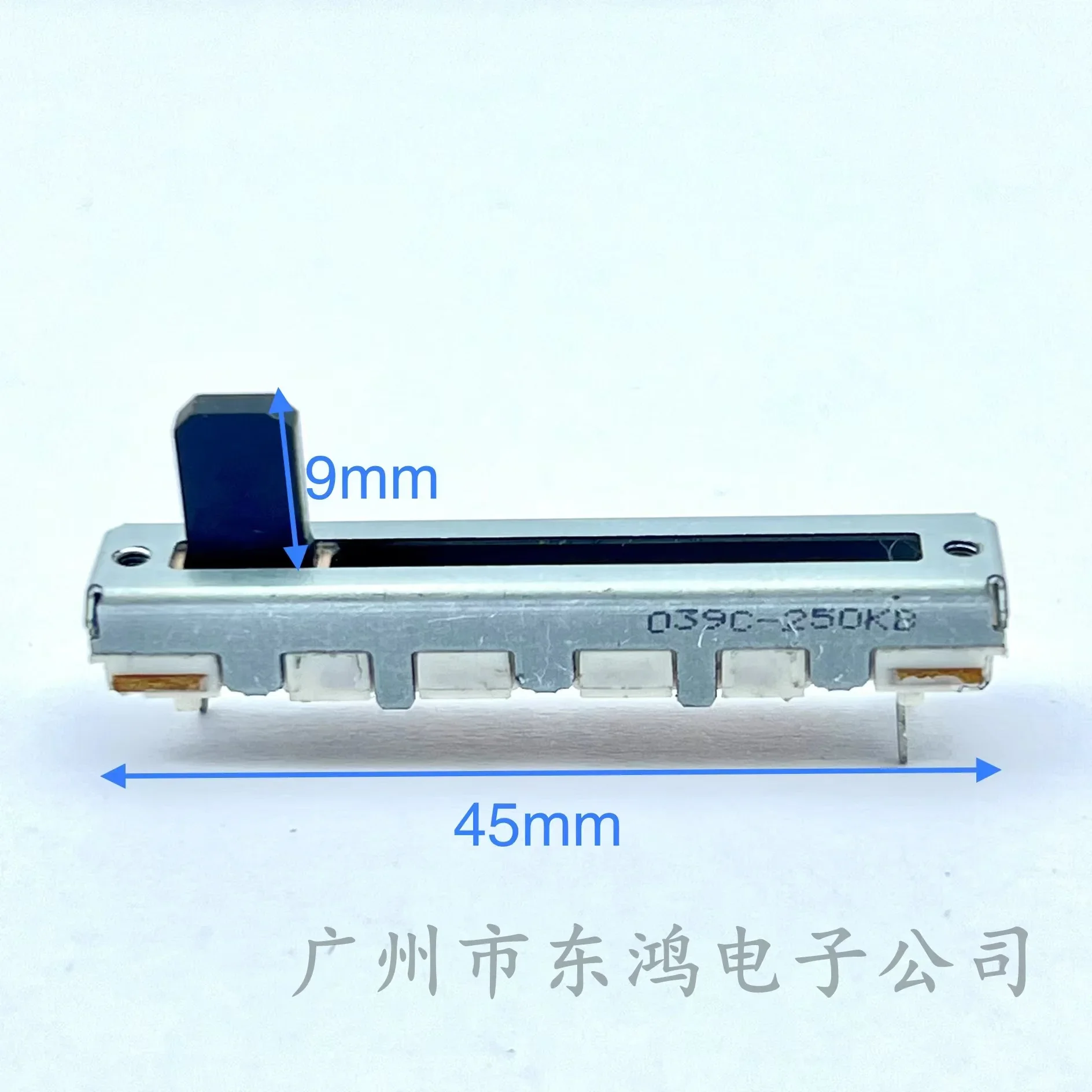 1 PCS ALPS 45MM straight slide potentiometer B250K shaft length 9MM 3 feet