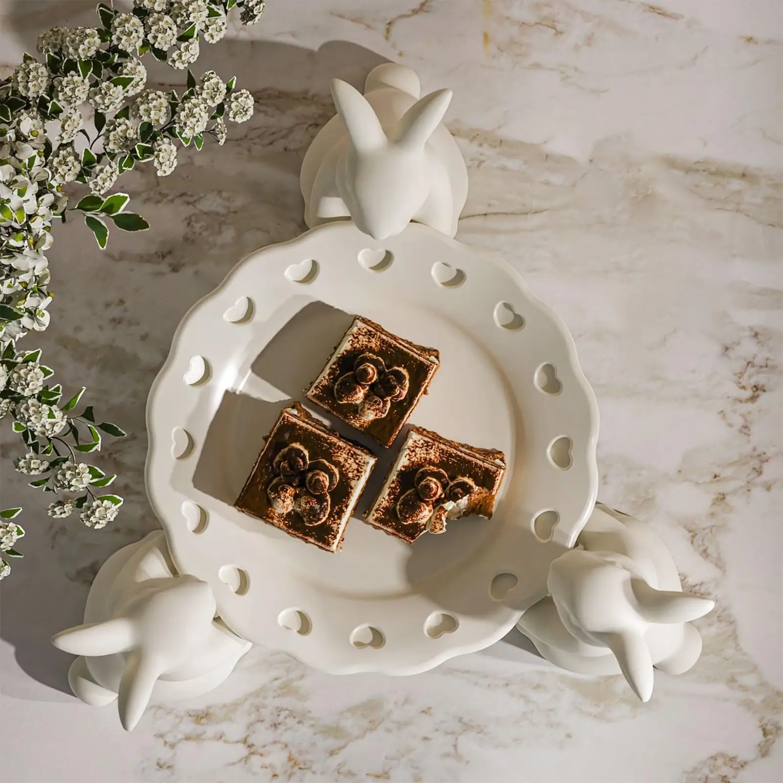 

Easter Tray Silicone Molds 3D Cute Silicone Holiday Supplies Easter Bunny Mold For Thanksgiving Holidays Party Offices Home Room