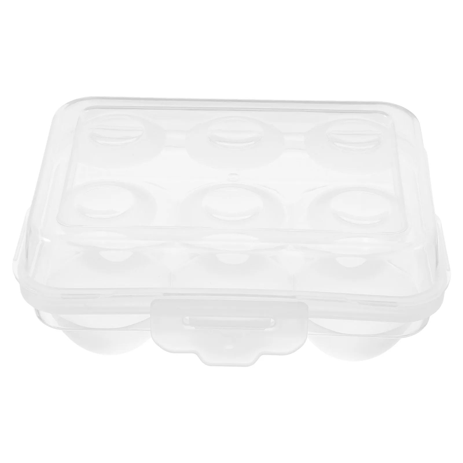 

Egg Box Portable Plastic Holder Anti-Collision Stackable Lid Buckle Design Fresh Egg Storage Fridge Organizer Box with Lid