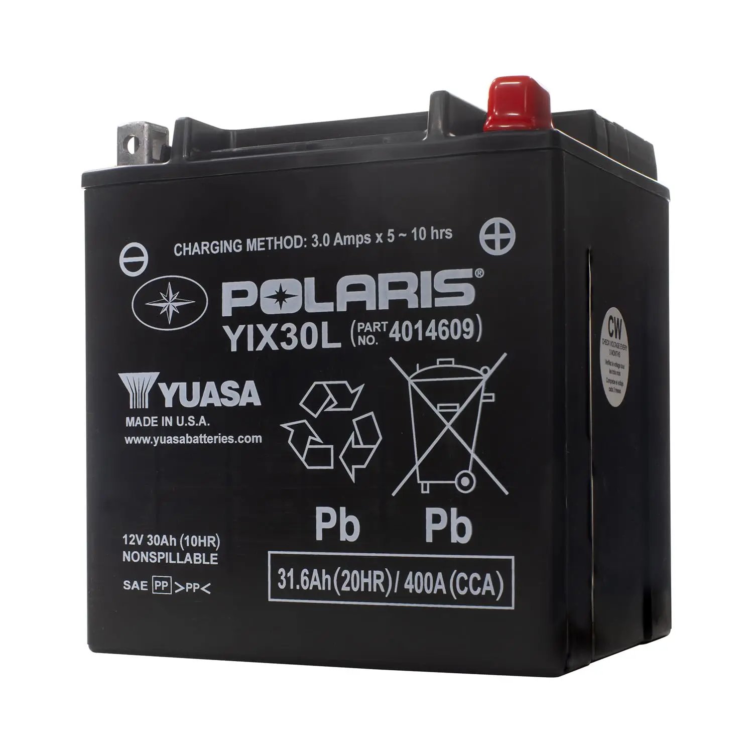 

Аккумулятор AGM 12В 30Ач герметичный перезаряжаемый для Sportsman, Scrambler, ACE, RANGER, RZR, снегоходов, Slingshot, на заказ