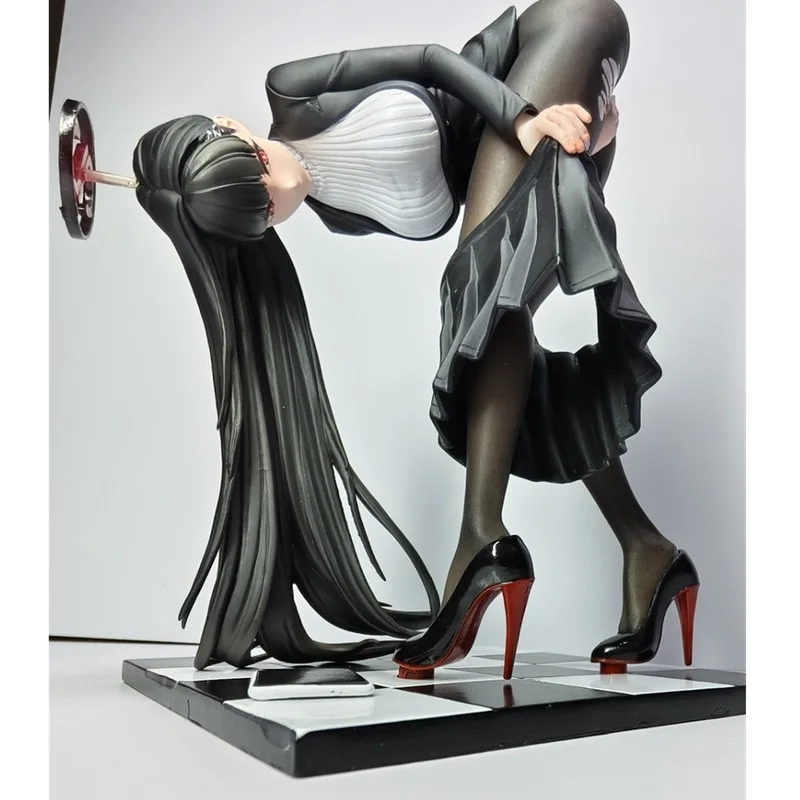 

20cm Cartoon Fence File 1/6 Lily Moon Sexy Pose Character Model Hand Cartoon Cute Girl Attractive Action Desktop Ornaments Toy G