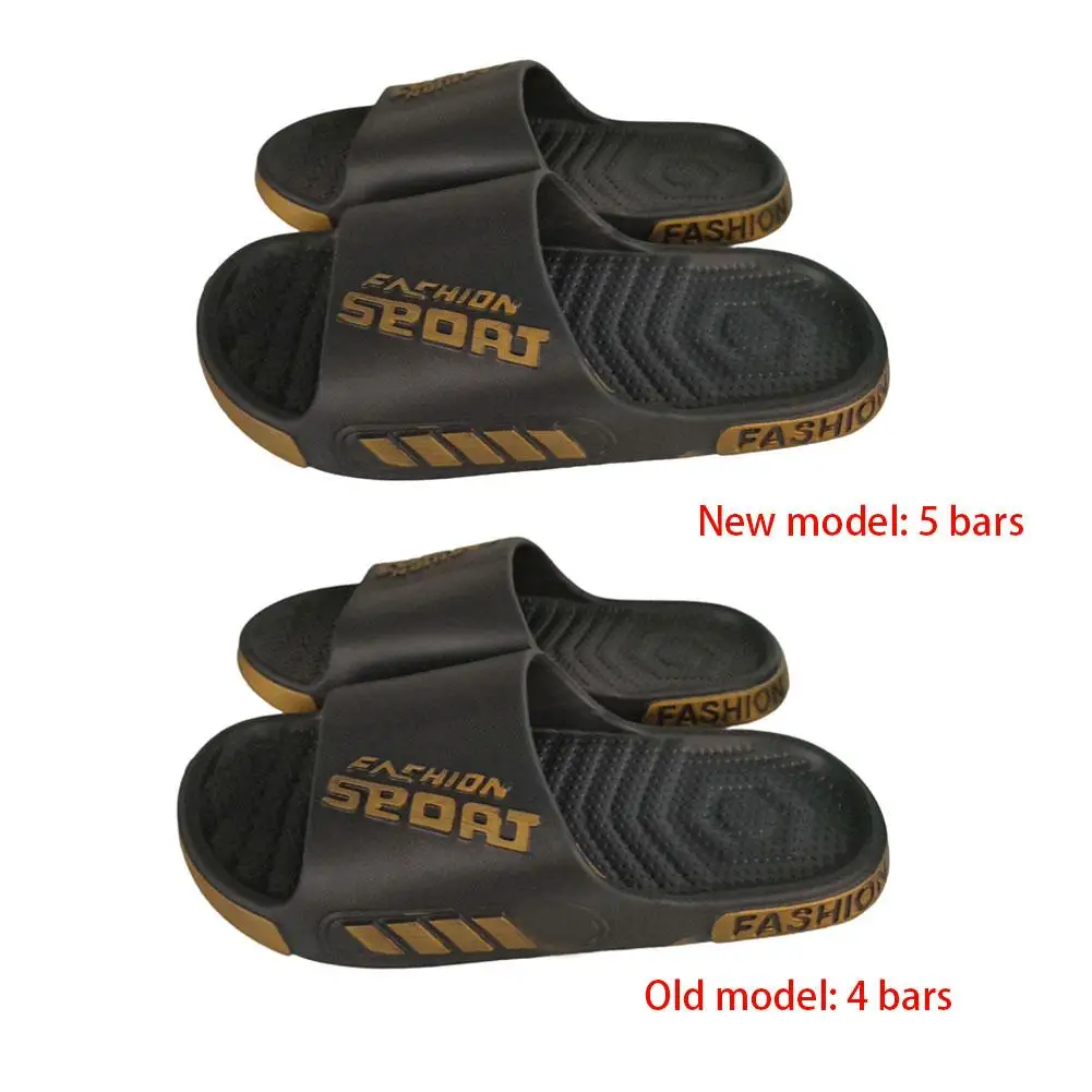 Herren Sport-Slipper EVA Leichtgewicht Rutschfeste Strand-Dusch-Slipper Unisex Casual Offene Zehensandalen für Badezimmer und Outdoor – Detail 10