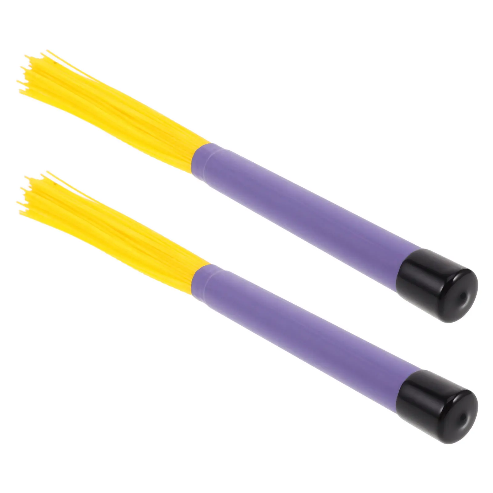 

Brush Nylon Drum for Percussion Instrument Accessory Sticks Brushes Drumming Convenient Yellow