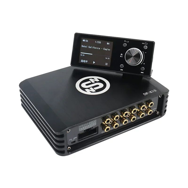 Sennuopu DSP 8-channel car audio processor with built-in 4-channel amplifier suitable for all vehicle models