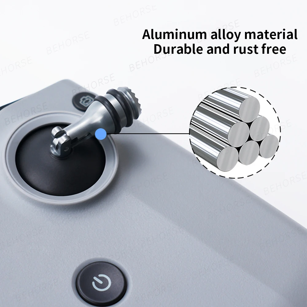 عصا تحكم معدنية قابلة للطي لـ DJI RC-N1/RC-N1C/RC N2/RC N3/RM500 عصا تحكم للتخزين المحمولة لملحقات DJI Flip/NEO/Air 3S