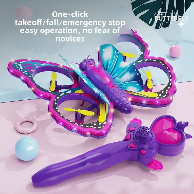 Papillon V40-enfants avion télécommandé combattant planeur mousse Drone élève jouet modèle d'avion