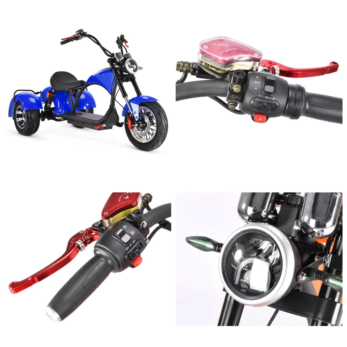 

Трехколесный электроскутер Citycoco 2000W, 60V 20Ah, литиевая батарея, склад ЕС, горячая распродажа для взрослых