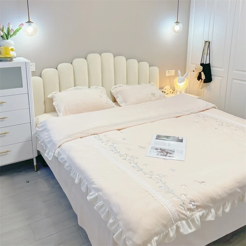 Bed Apartment Aesthetics Minimalist High Quality Bed  Cama  Furniture