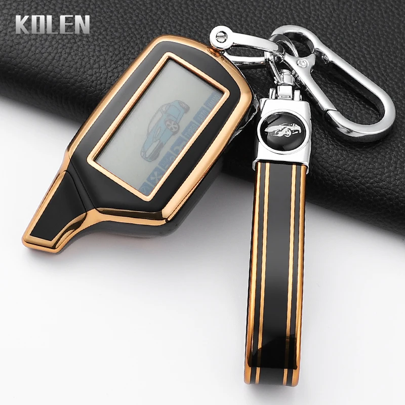 Mode TPU Auto Schlüssel Fall Abdeckung Für Starline B9 B91 B6 B61 A91 A61 V7 Russische Zwei Weg Version LCD Auto Alarm schlüsselbund Schutz