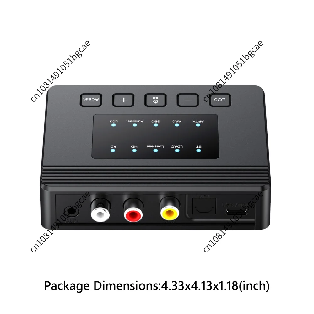 Bluetooth6.0 Audio Receiver LDAC AptX-HD/AD/LL HD Audio Receiver with Coaxial Optical Output Receiver Transmitter Adapter For PC - view 6