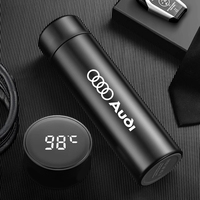 Car Insulated Cup 500ml Water Cup Coffee Tea Thermos For Audi Sline A3 A1 A4 B8 B7 A6 C7 A5 A7 A8 B9 B6 C6 Q2 Q3 Q5 Q7 Q8 TT S3