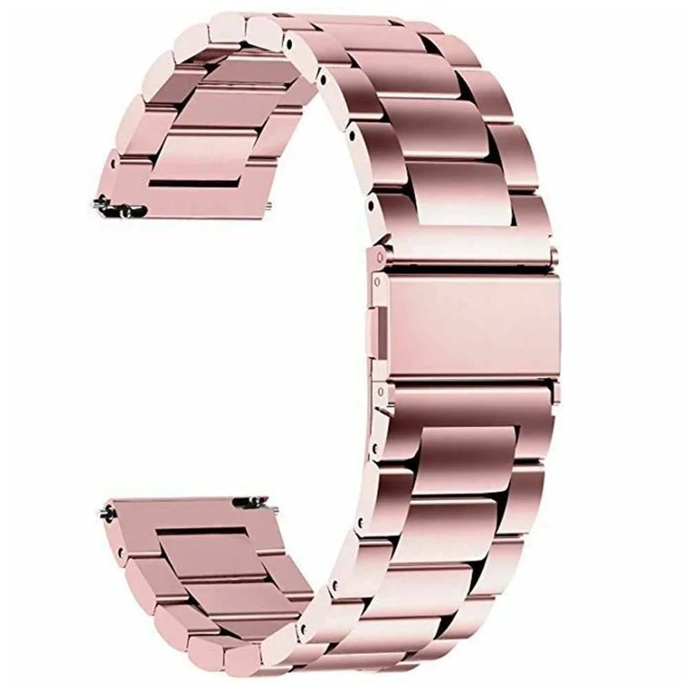 Stahl armband 18mm 20mm 22mm Uhren armband Fitbit Armband/Edelstahl uhr Metall armband Schnell verschluss Ersatz für Samsung Fossi – Detail 4