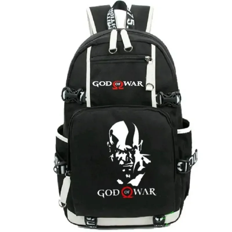 2024 CooL Games God of W-Wars Backpack Student School Travel Bag New Laptop Bags Boy Girl Unisex Oxford Blue Backpack