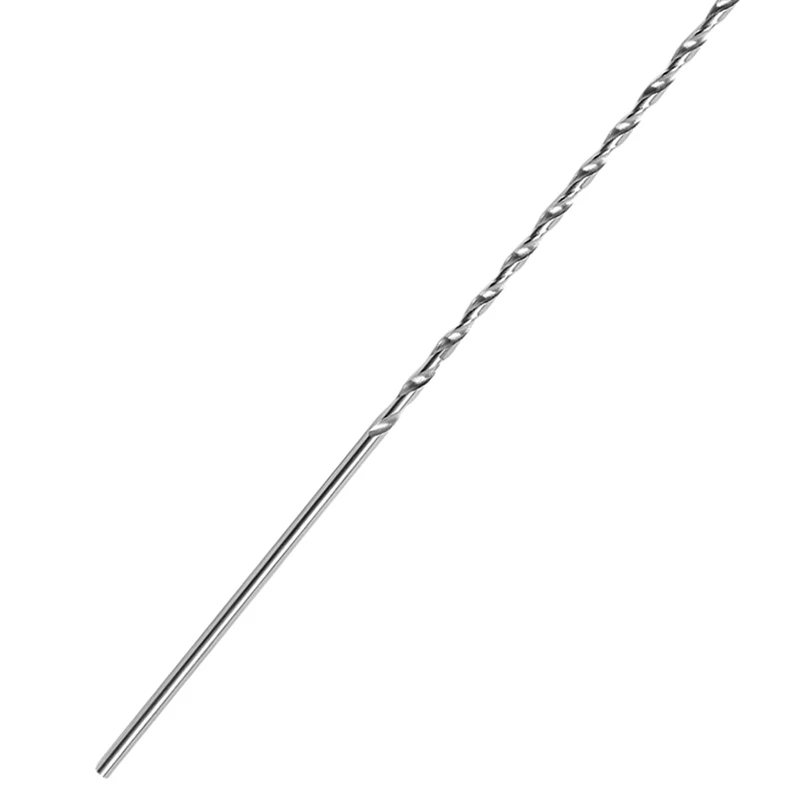 dta5-10x-hss-ストレートシャンク-4mm-ツイストヘッド-300mm-ロングドリルビット-シルバートーン