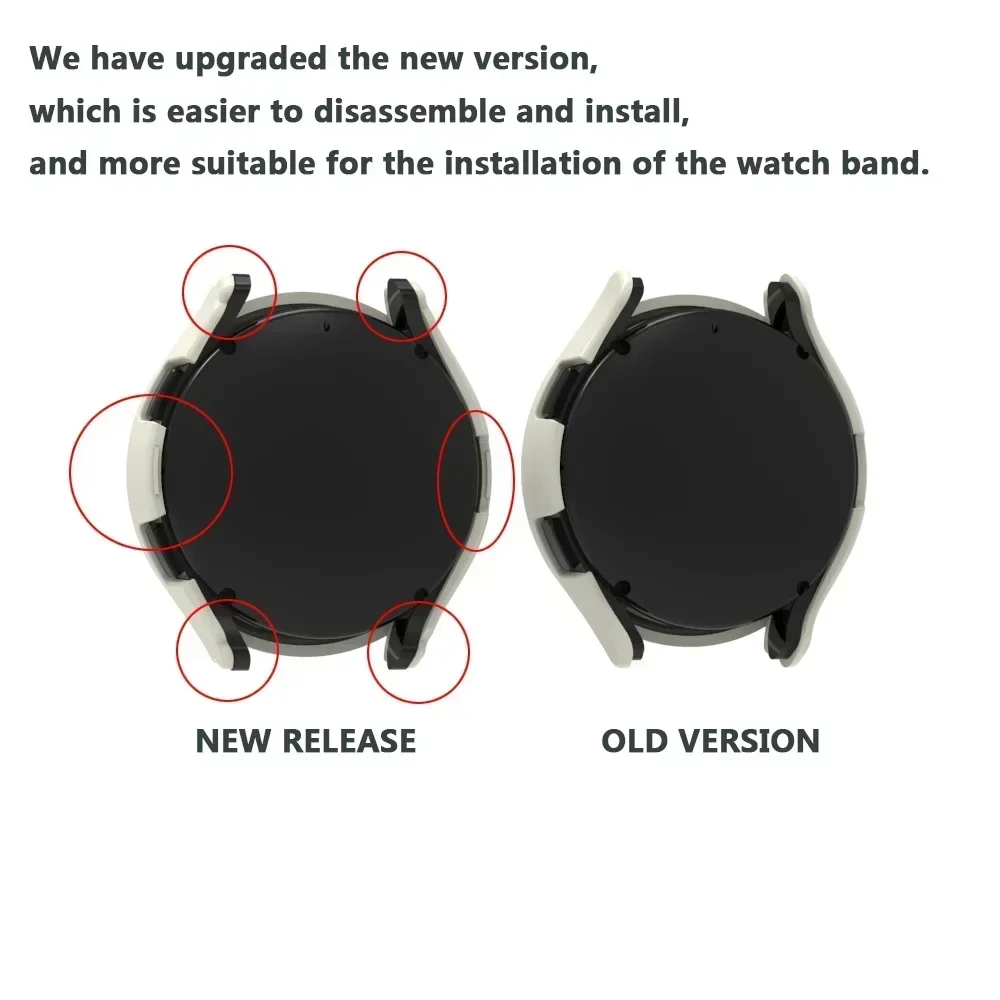 Cover for Samsung Galaxy Watch 4 5 44mm 40mm Case Accessories Protector Digit Scale TPU Shell for Galaxy Watch 5 Pro 45mm Bumper