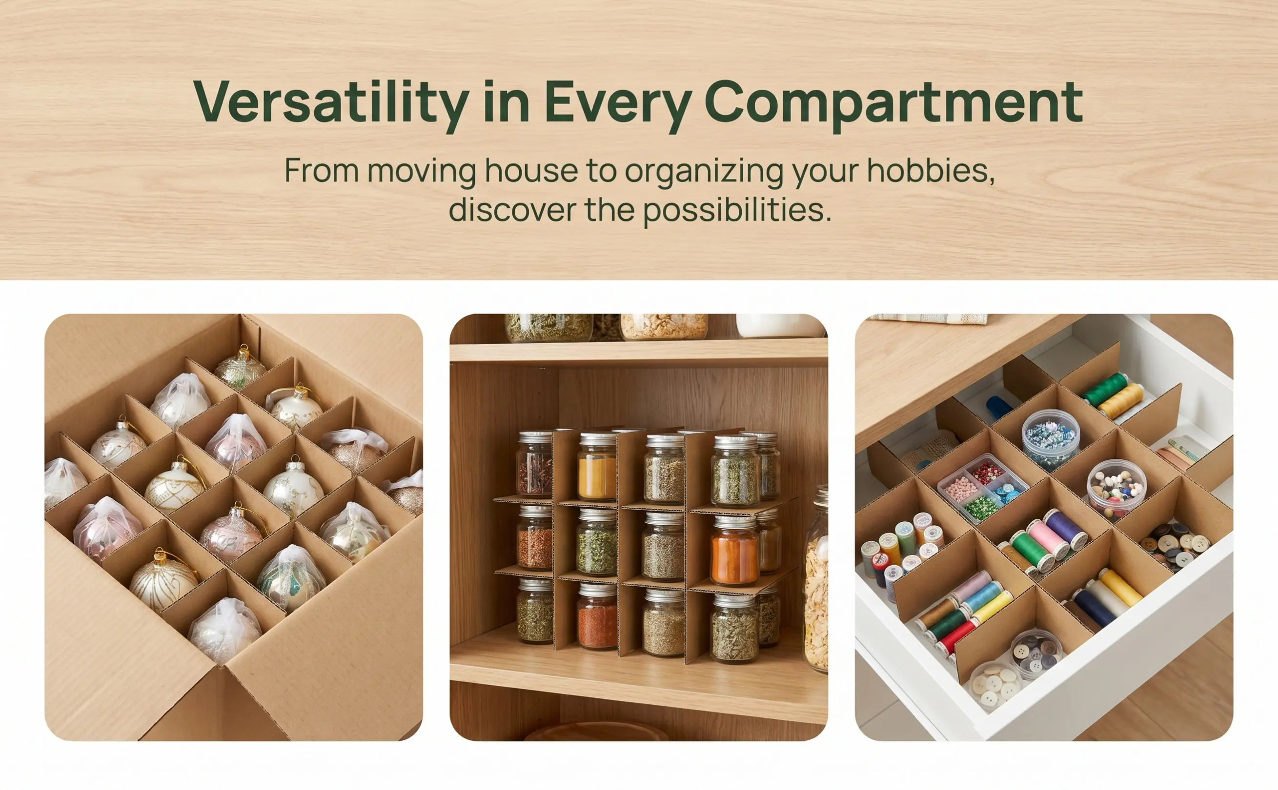 Packing Organize Boxes for Moving Dishes and Glasses Reusable Fit Packaging Cardboard Dividers Short Glassware