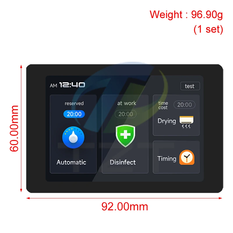 Imagem -06 - Placa de Desenvolvimento Esp32 com Tela Lcd Multi-touch Capacitiva Bluetooth Embutido Wi-fi Wt32-sc01 Plus 35 320x480 1pc