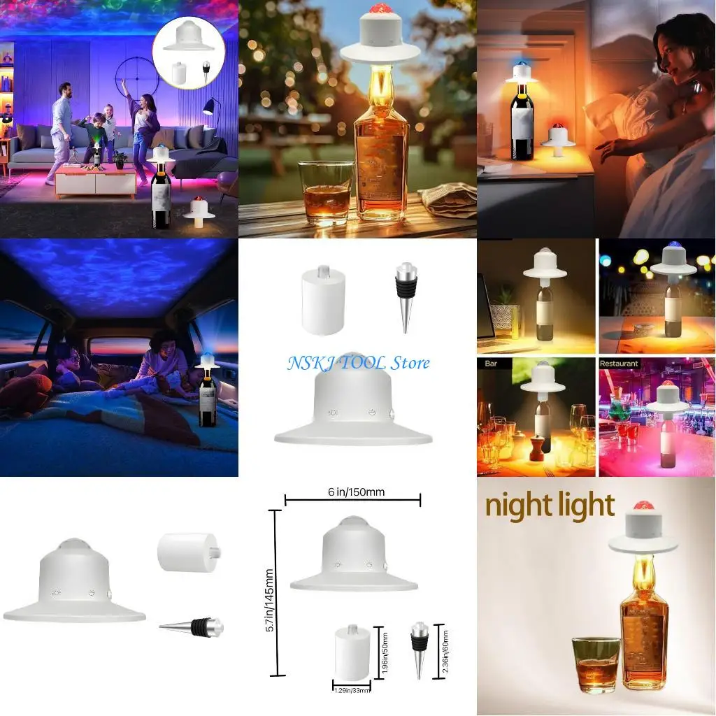 L8RC مصباح زجاجة ABS قوي قابل لإعادة الشحن LED لسطح السفينة والحوادث بنفسك