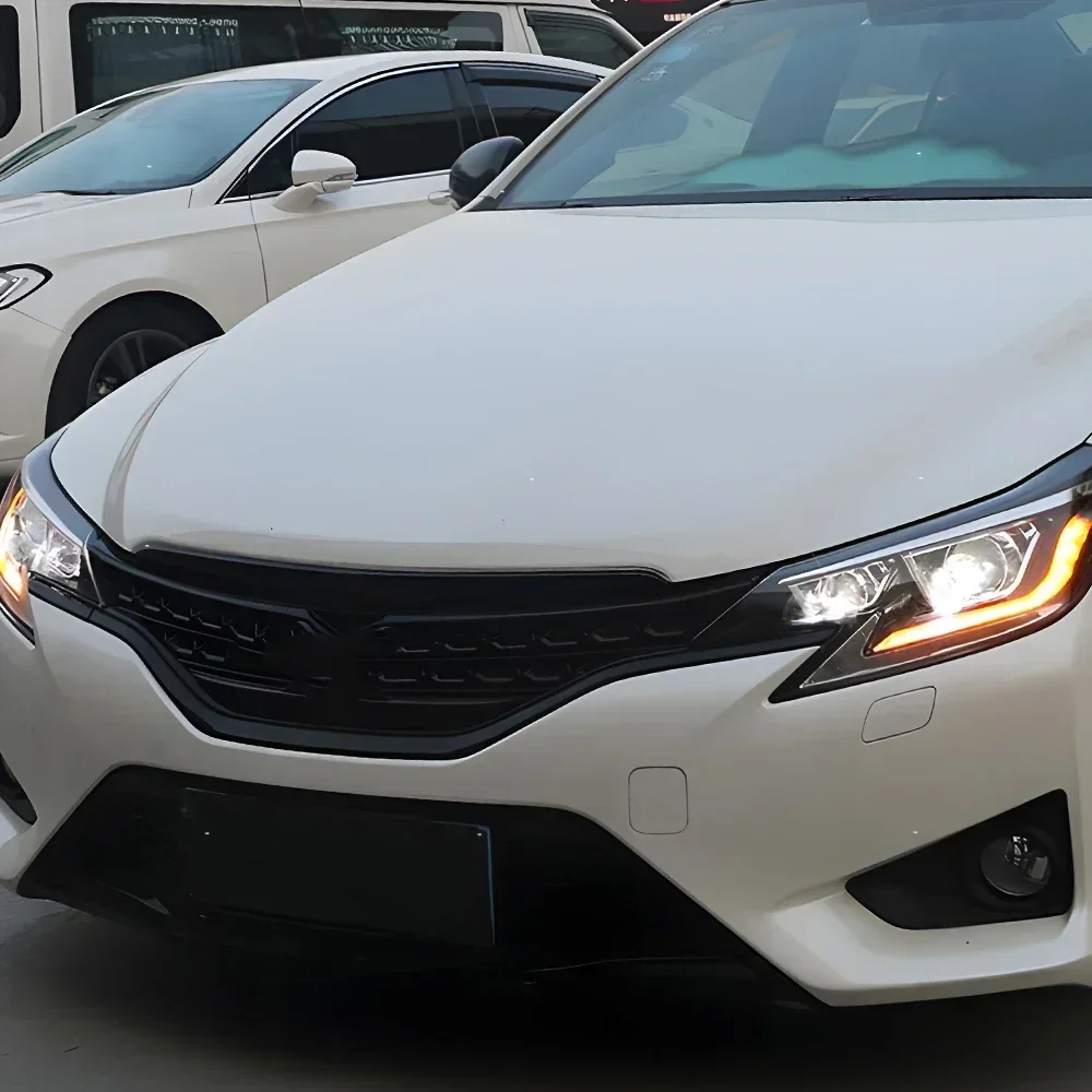 

Для Toyota REIZ MARK X 2013-2017 автомобильные передние фонари, обновленные аксессуары для линз проектора, светодиодные автомобильные фары в сборе
