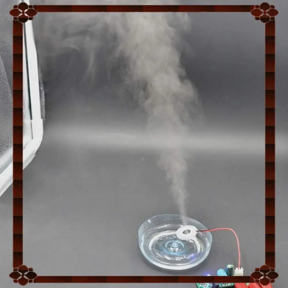 Consegna in 24 ore 5 pezzi 20 mm 1,7 Mhz ultrasuoni Mist Maker Fogger dischi in ceramica con filo e anello di tenuta accessori umidificatore