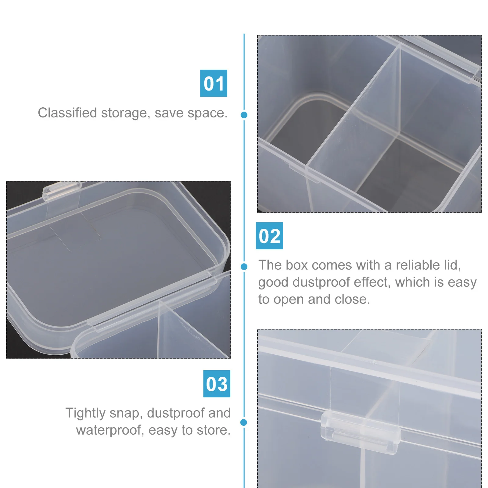 2 pçs caixa de almofada de algodão com tampa de armazenamento à prova de poeira para removedor de esmalte almofadas organizador de maquiagem caso uso em salão de beleza em casa